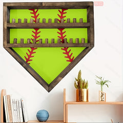 Wooden Baseball Softball Display Stand Decorations Item Display