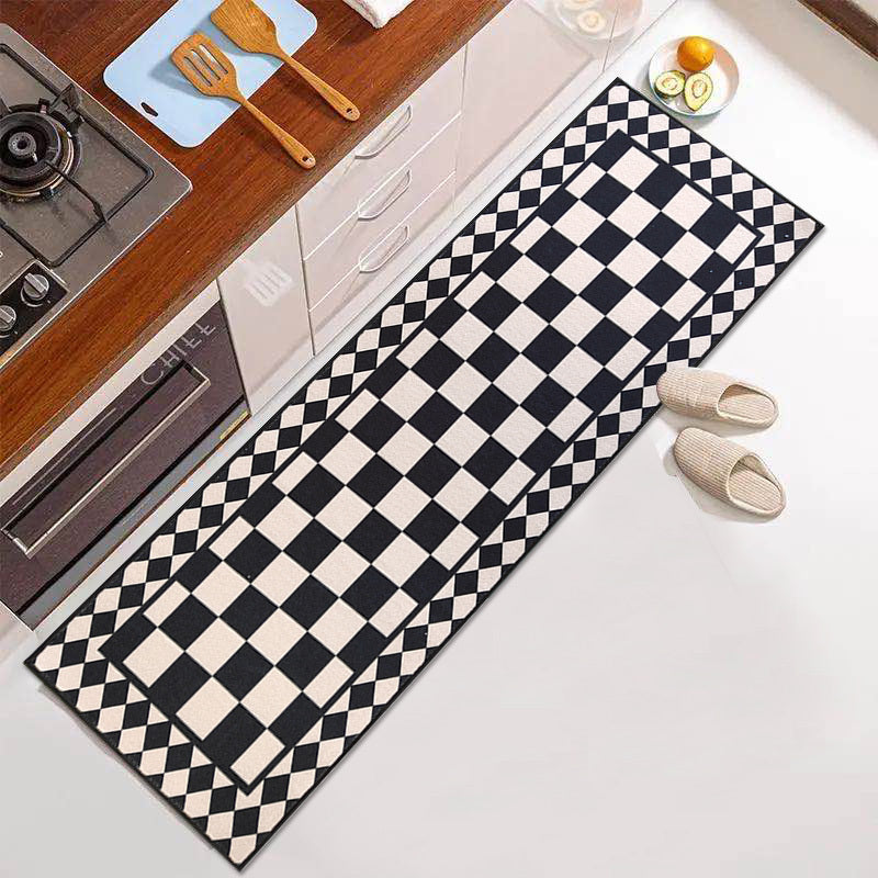 Modern Kitchen Floor Mat Absorbent Non-slip Runner Mat for Living Room