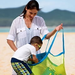 Kids Beach Toy Mesh Bag Seashell Collecting Tote