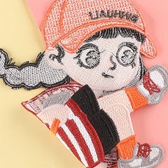 Little Girls Embroidered Emblem Badge DIY Decorative Accessories