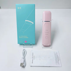 Skin Scrubber Face Spatula Blackhead Remover 3 Modes Facial Pore Deep Cleansing