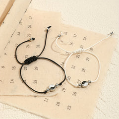 Boho Style String Anklet Set Vintage Ankle Bracelet for Women 2 Pcs