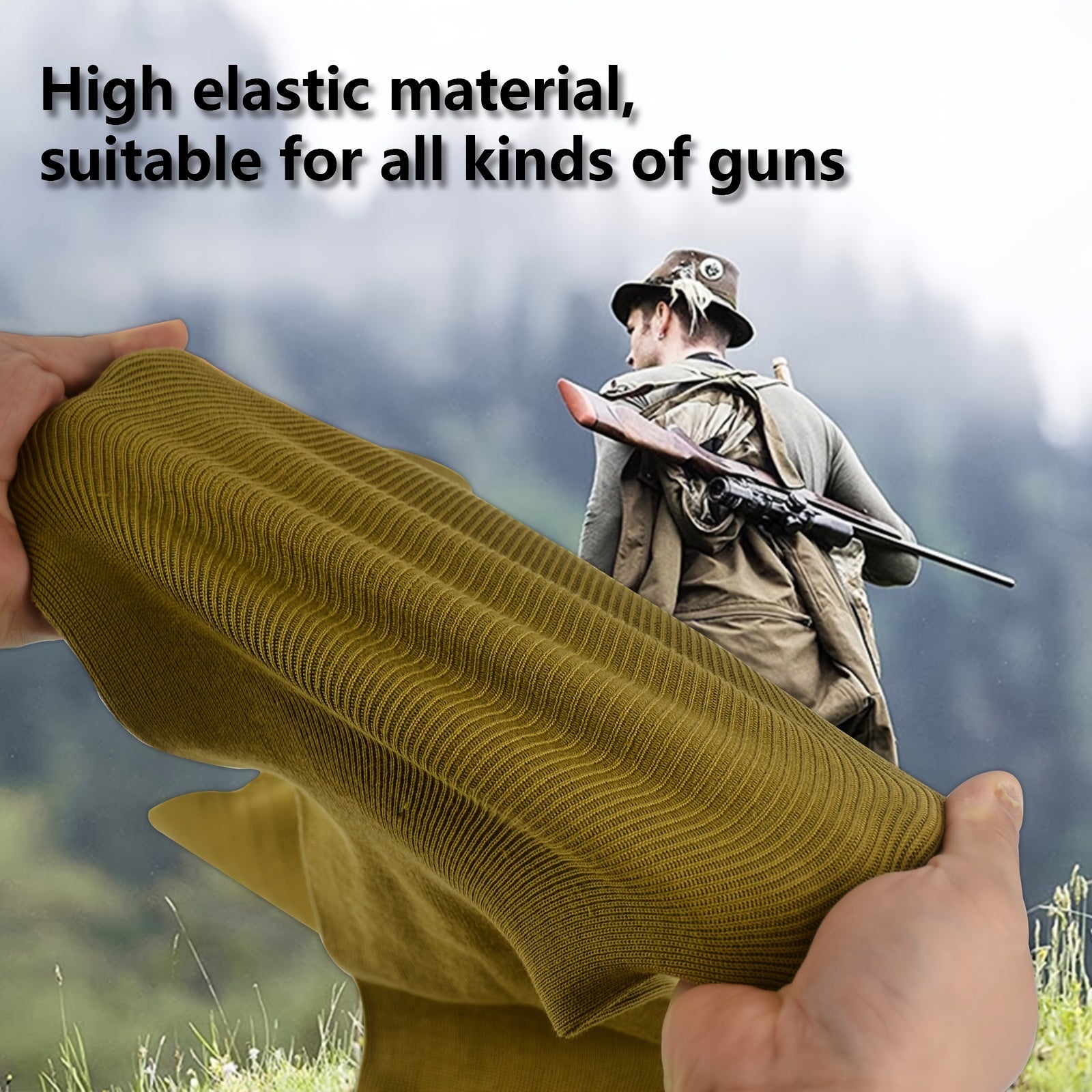 6pcs 137 High Elastic Long Gun Holster Shotgun Holder Socks For Rifles Pistols
