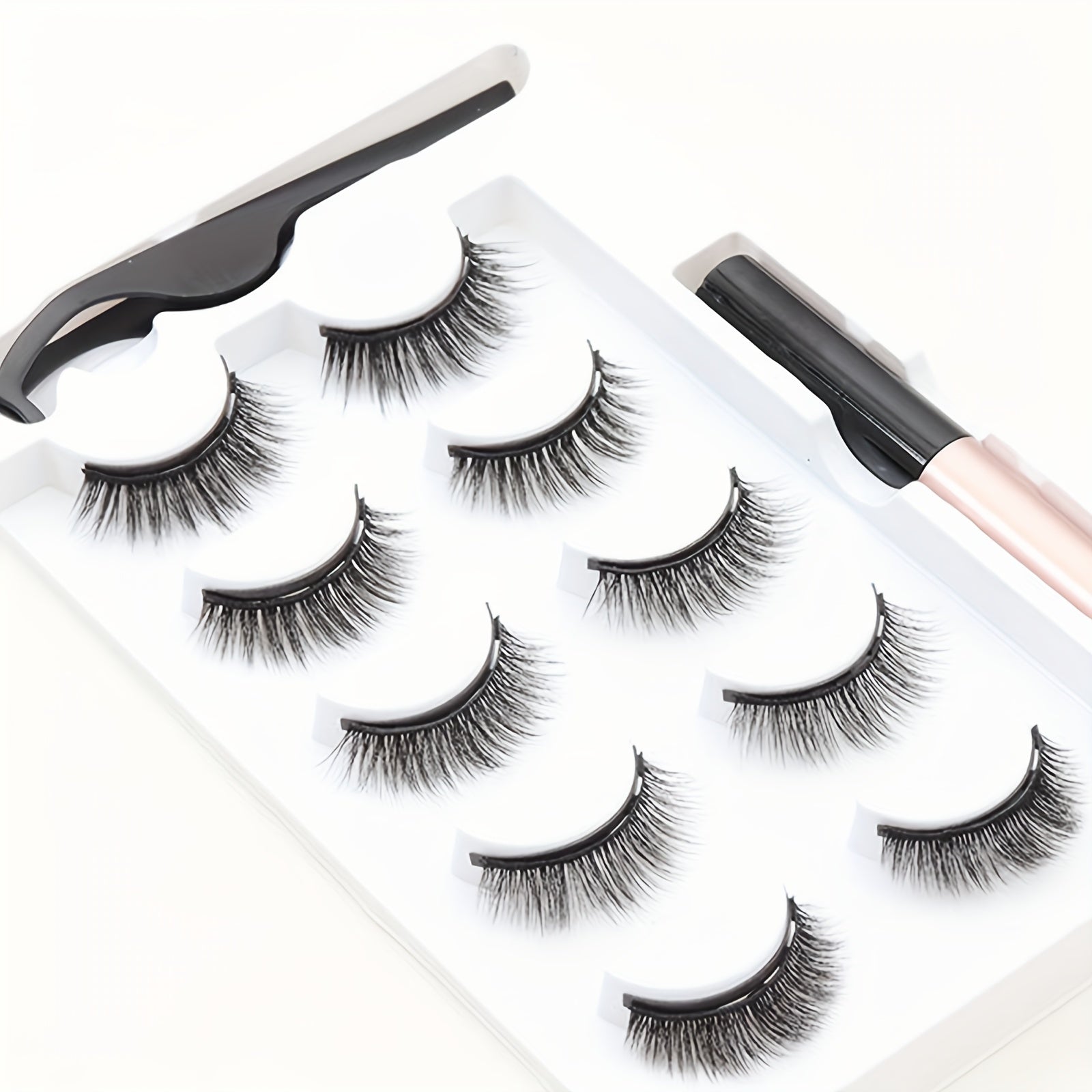5 Pairs Magnetic Eyelashes Extension Kit Natural Look