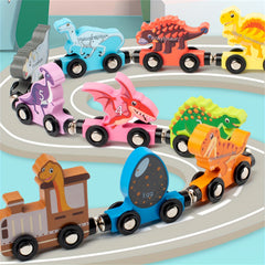 Magnetic Dinosaur Train Set 10pcs Educational Toy