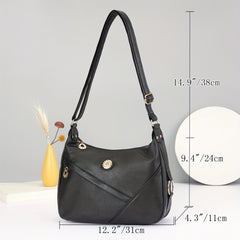 Minimalist Casual Shoulder Bag Solid All Match Underarm Bag