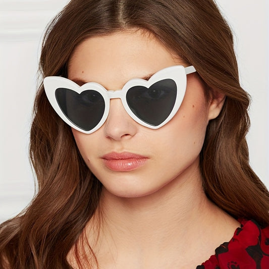 Y2K Heart Sunglasses For Women Men Love Theme UV400 Shades