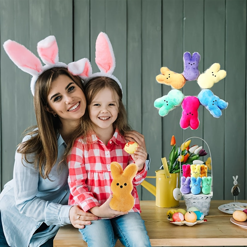 12pcs Cute Rabbit Plush Toys 6 Inch Soft Easter Bunny Stuffed Animals