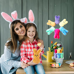 12pcs Cute Rabbit Plush Toys 6 Inch Soft Easter Bunny Stuffed Animals