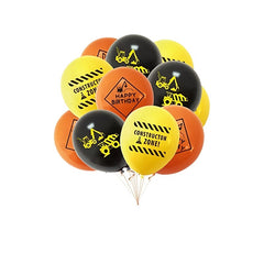 Excavator Birthday Balloon & Banner Set