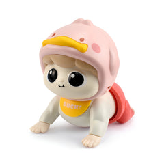 Duck Head Cover Doll Toy for Toddlers Pink Yellow