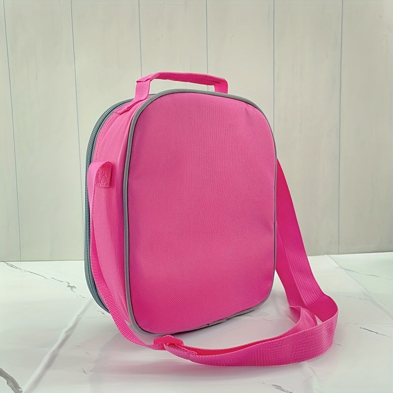 3D Cartoon Cat Pattern Insulated Lunch Bag for Teens and Workers