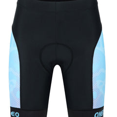 Two Tone Stitching Cycling Shorts High Stretch Outdoor Sports Shorts