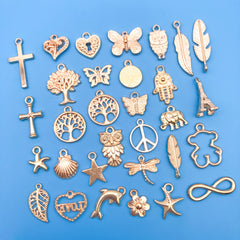 30pcs Zinc Alloy Tree Of Life Charms Pendants for DIY Jewelry Making