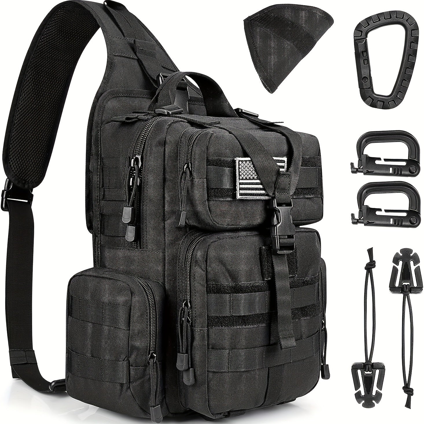 900D Waterproof Chest Pack for Outdoor Travel