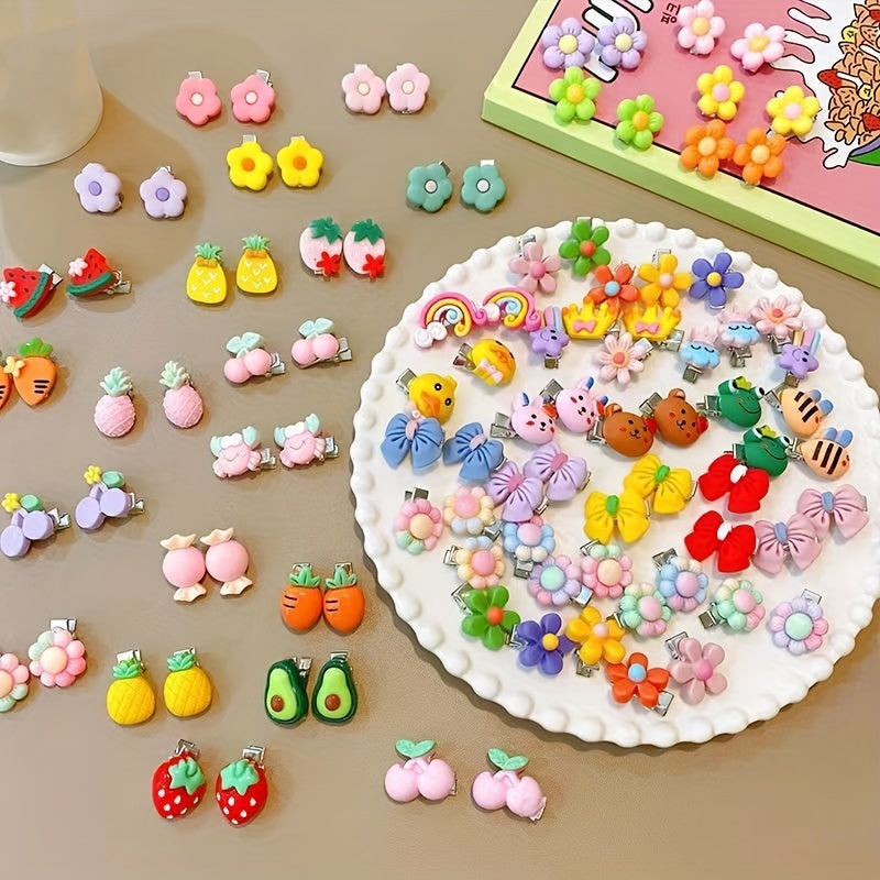 Mini Duck Billed Clip Cartoon Fruit Animal Hair Clip Sweet Hair Clip