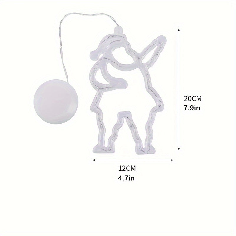 LED Christmas Lights Window Suction Cup Chandeliers