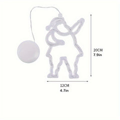 LED Christmas Lights Window Suction Cup Chandeliers