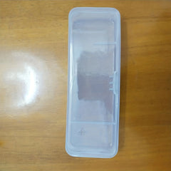 Eco Friendly Men's Shaver Storage Box Transparent Plastic Case for Razors