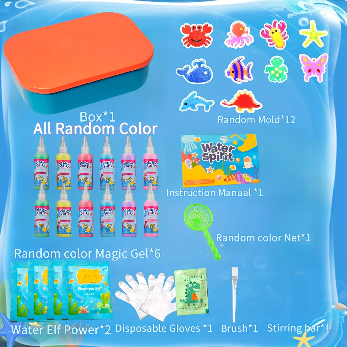 Magic Water Fairy Art Kit DIY Paint Craft Material Pack