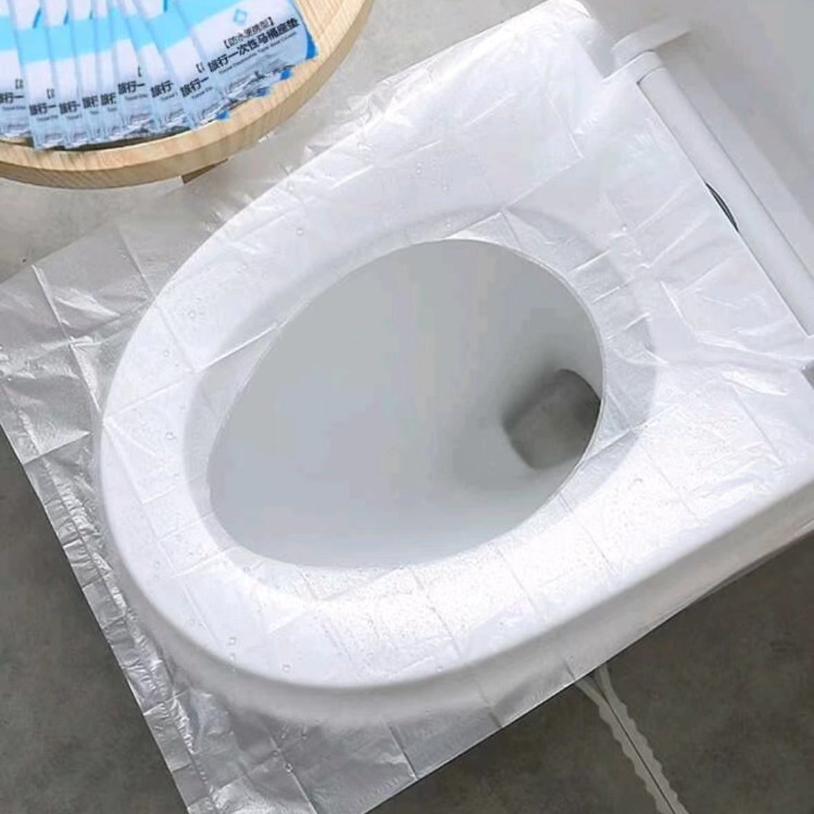 30pcs Disposable Waterproof Toilet Seat Cover for Patient