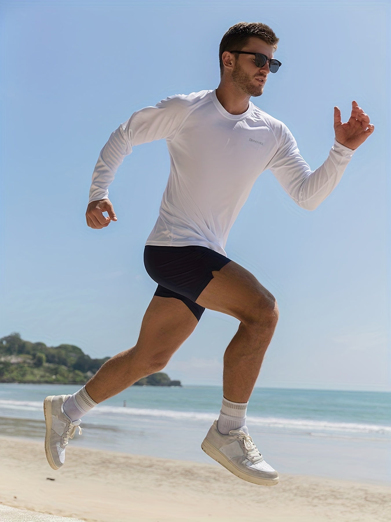 3 Pcs Men's UPF 50 Sun Protection T shirts Long Sleeve Quick Dry Tops