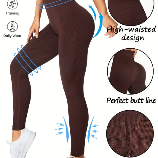 Quick Dry Butt Lifting Yoga Pants High Waist Workout Leggings