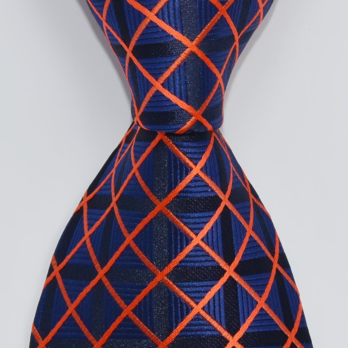 Men's Classic Necktie Patterned Tie Business Tie Grid Party Wedding Tie