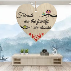 Friends Are The Family We Choose Doorplate Decoration