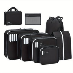 8 Pcs Packing Cubes For Travel Luggage Organizers Lightweight Travel Bags
