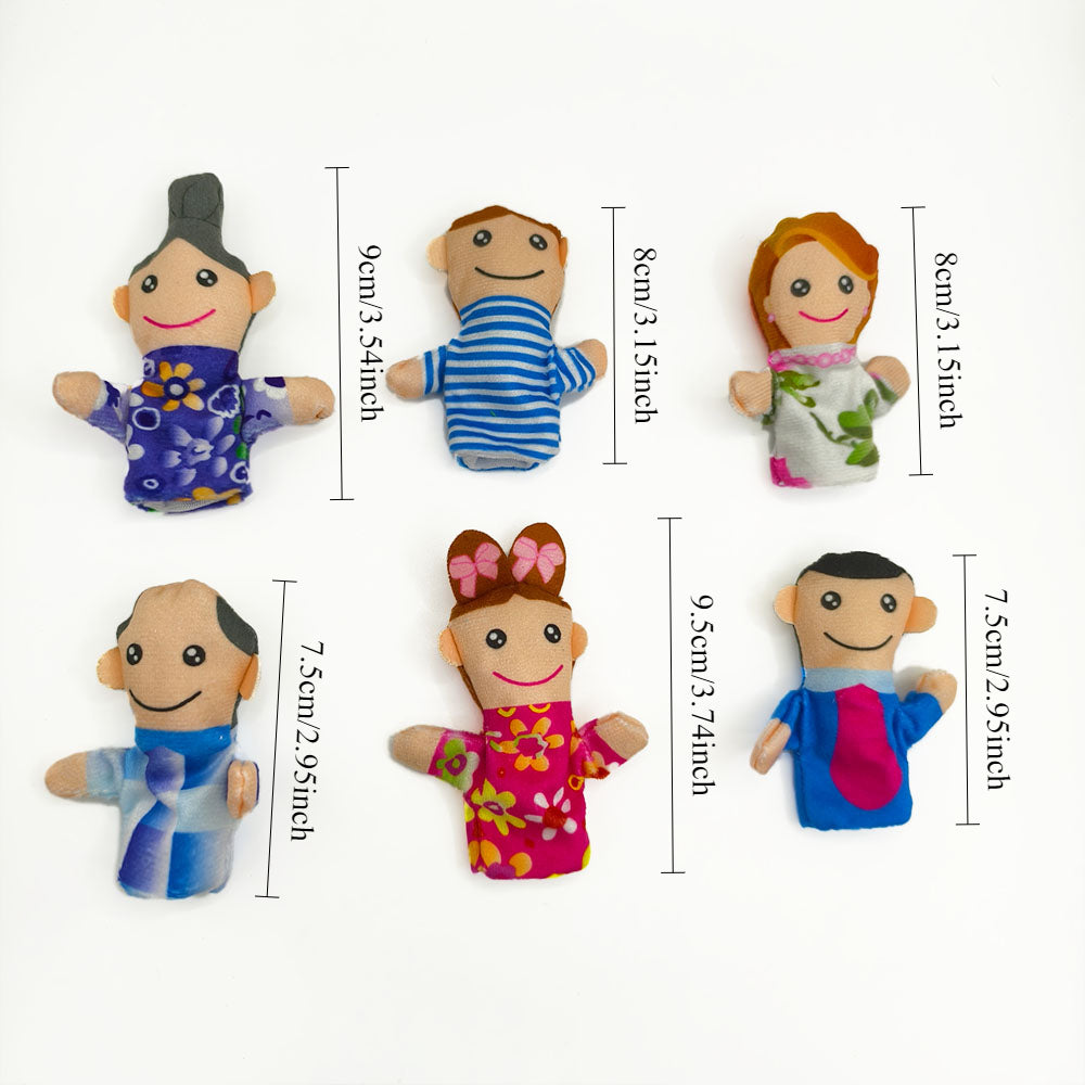 Rainbow Finger Puppets Role Playing Costume Set