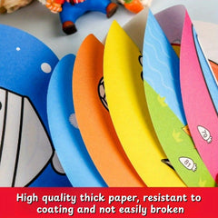 Colorful Maze Picture Book for Easter and Birthdays