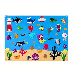 Ocean Animal Storytelling Flannel Toy Set