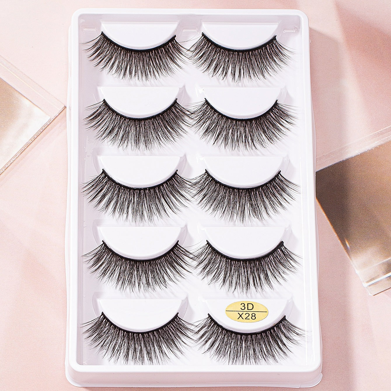 5 Pairs 3D Mink False Eyelashes Fluffy Long Dramatic Natural False Eyelashes