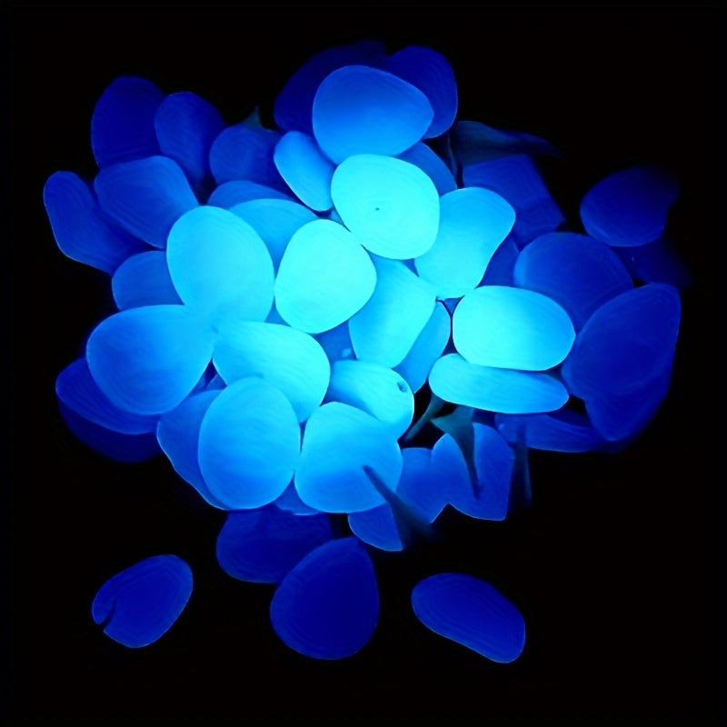 500pcs Glow in the Dark Pebbles for Magical Garden Landscaping