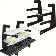 Acrylic Keyboard Stand 3 Layer Storage Rack