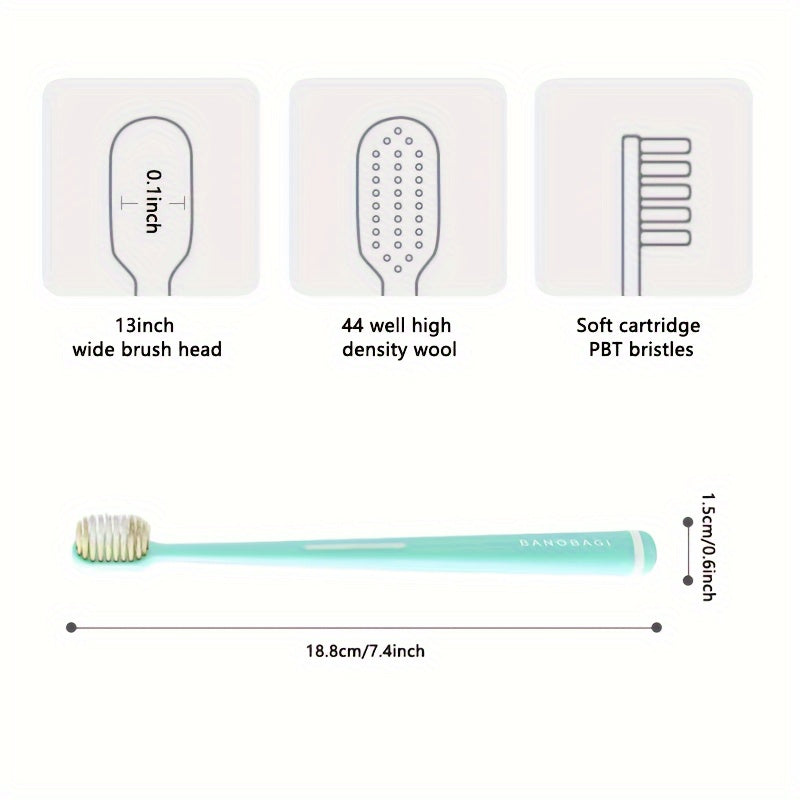 Pet Toothbrush - Soft Dog Brush for Dental Care