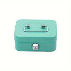 Portable Piggy Bank With Lid Coins Storage Box Key Household Organization