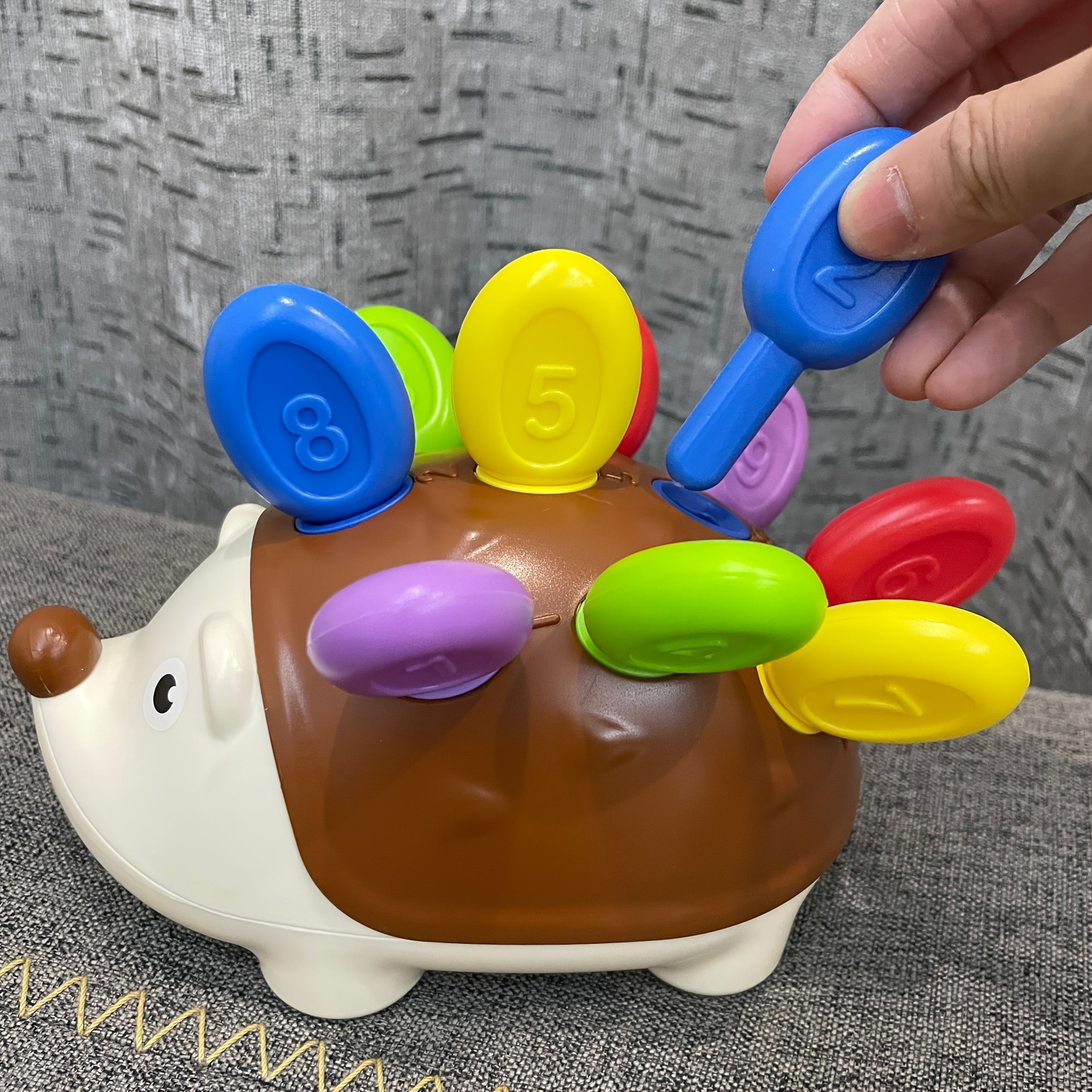 Colorful Hedgehog Counting Toy for Toddlers