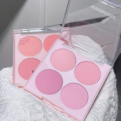 Sweet Four Blush Brightening Natural Nude Makeup Correcting Palette Matte Blush