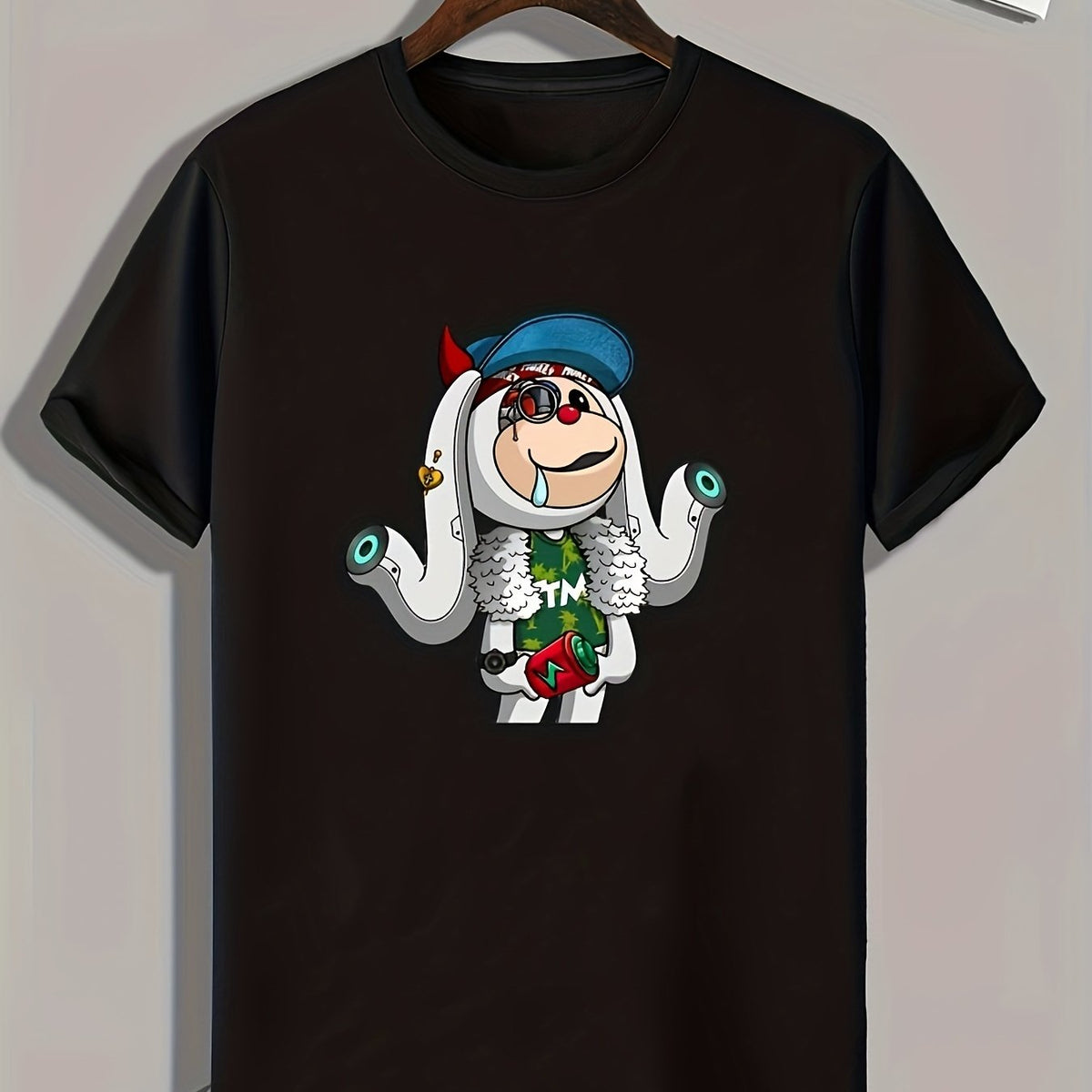 Funny Pattern Print Men's Graphic T-shirt for Summer
