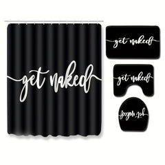 Water Resistant Shower Curtain Set