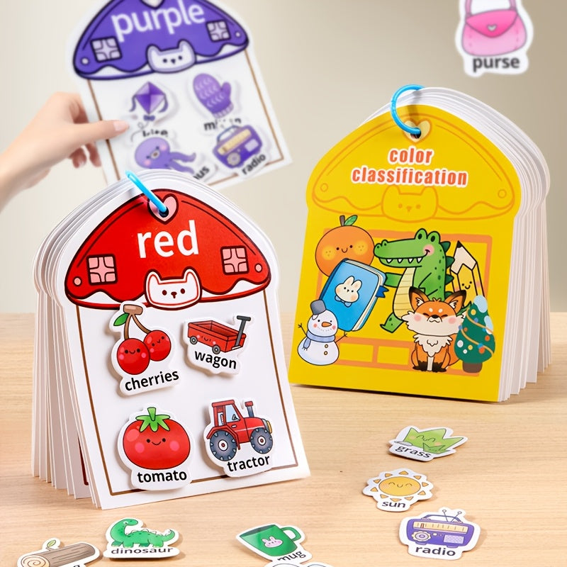 Interactive Busy Book Sorting Toy for Toddlers