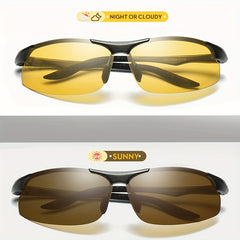 CoolPandas Photochromic Sunglasses Polarized Anti-glare Night Vision Glasses