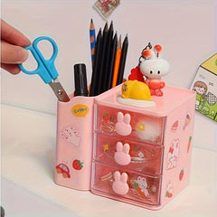 Cloud Desktop Pen Holder Stationery Drawer Storage Box