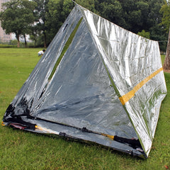 Emergency Thermal Blanket Tent for Outdoor Hiking & Camping
