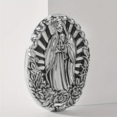 Vintage Virgin Mary Belt Buckle for DIY