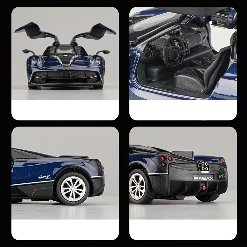 Alloy Car Model Sound And Light Toy Racing Car Boxed