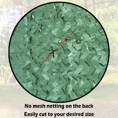 Camouflage Netting for Concealment and Sunshade