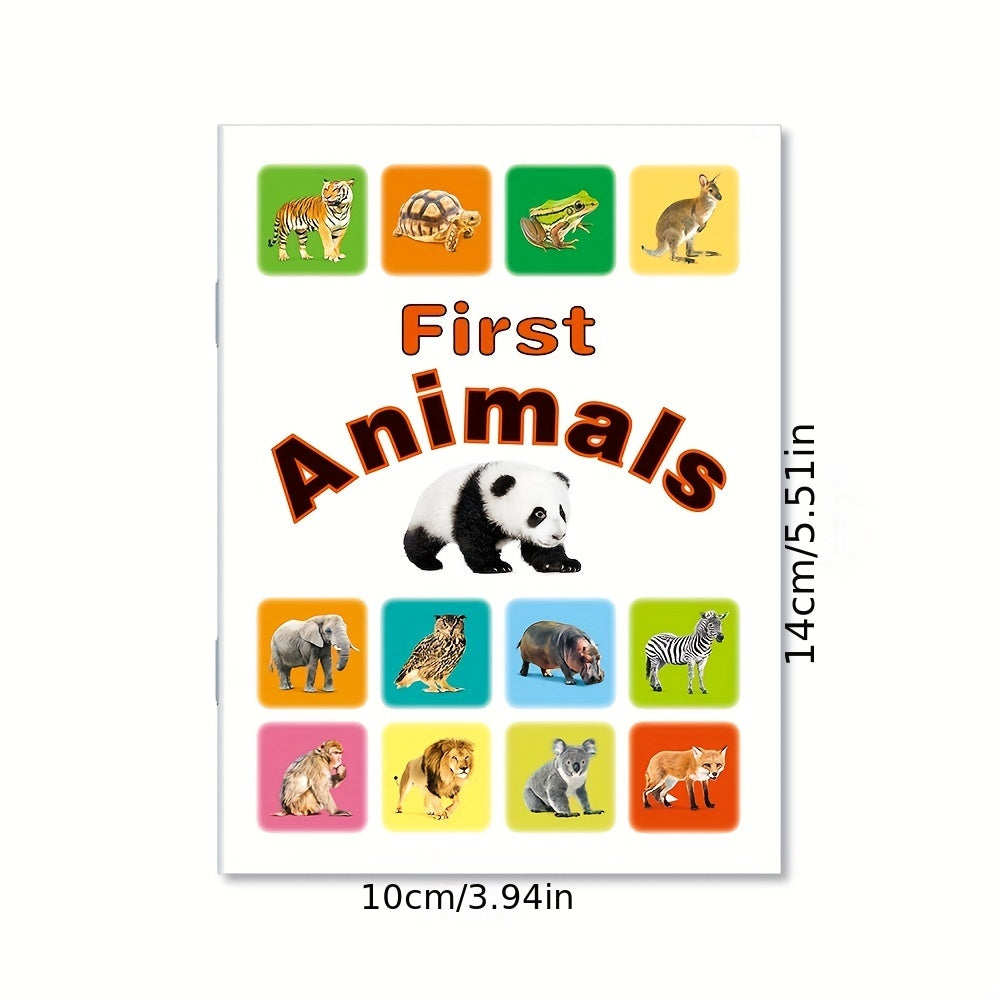 Mini Children's Vocabulary Book in 4 Styles to Learn English with Rounded Corner